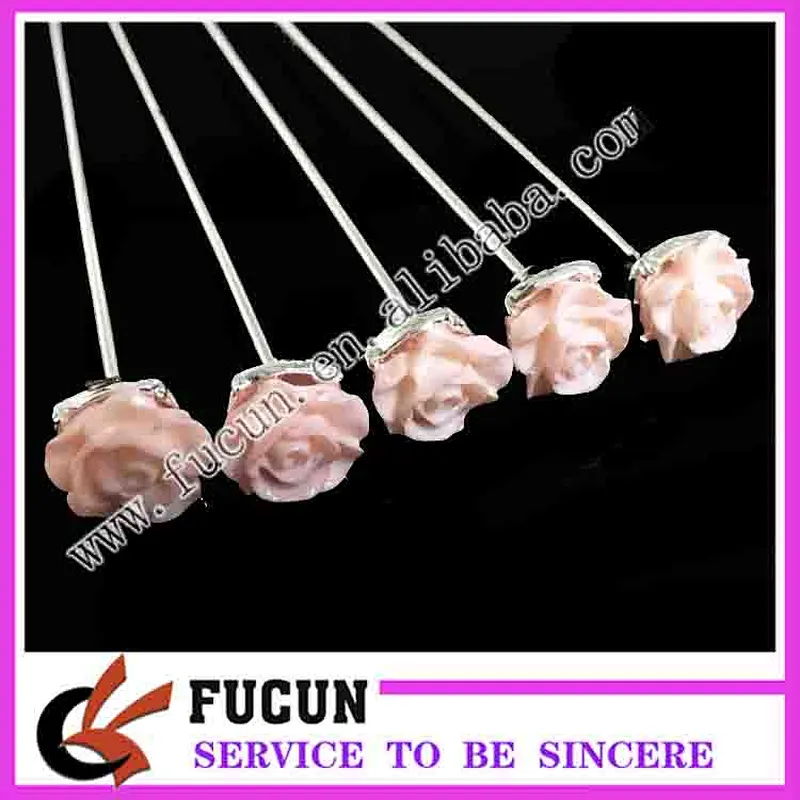 Florist supplies rhinestone stick pins for wedding rhinestone bouquet wholesale
