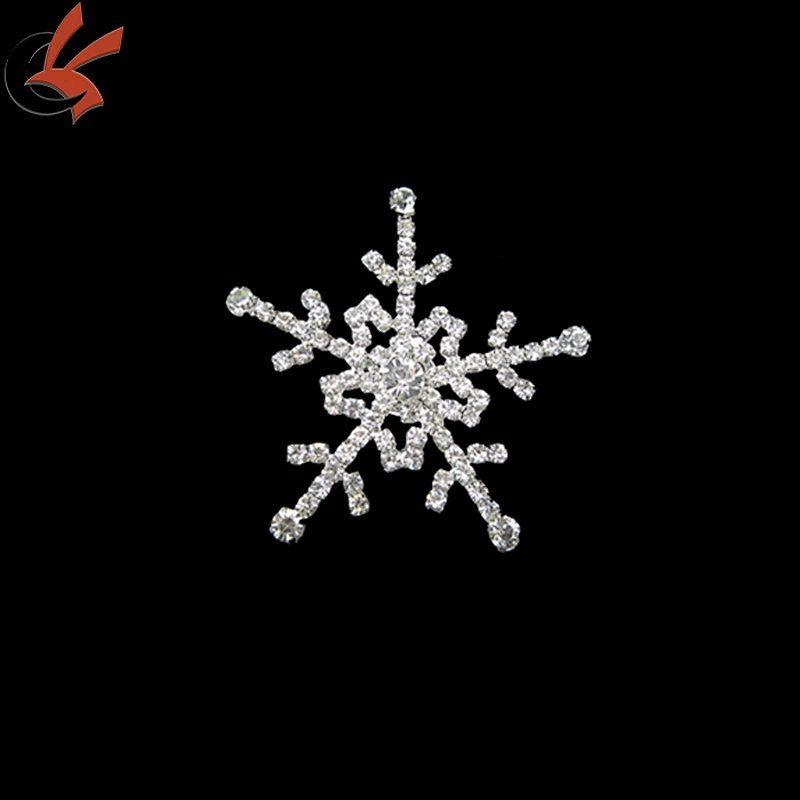 Alibaba Wholesale Rhinestone Ribbon Snowflake Buckles