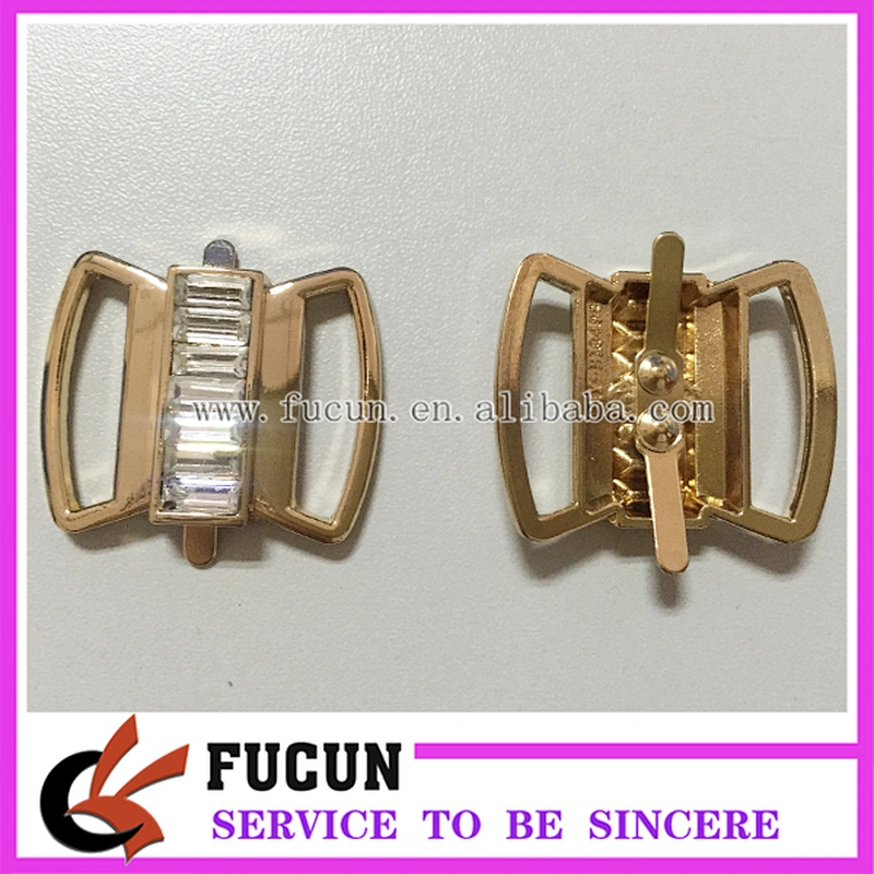 WHOLESALE! cheap bag buckle casual fashion shoes decorative gold metal shoe buckle