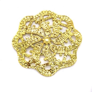 Custom Gold Sew on Large Crystal Rhinestone Appliques