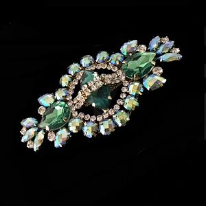Colorful style resin diamonds brooch For Wedding Decoration accessories