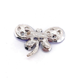 35*50mm acrylic rhinestone butterfly brooch