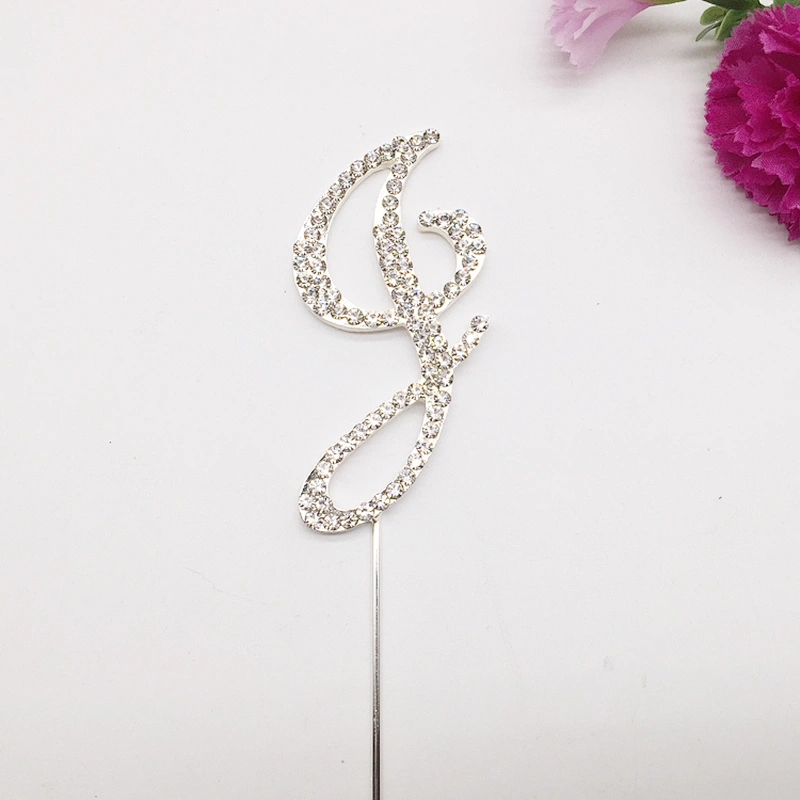 Wholesale Cake Decorating Birthday Party Accessories Rhinestone Style Cake Topper