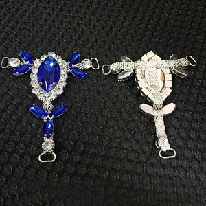 New style ladies sandal rhinestone accessories metal shoe buckle wholesale