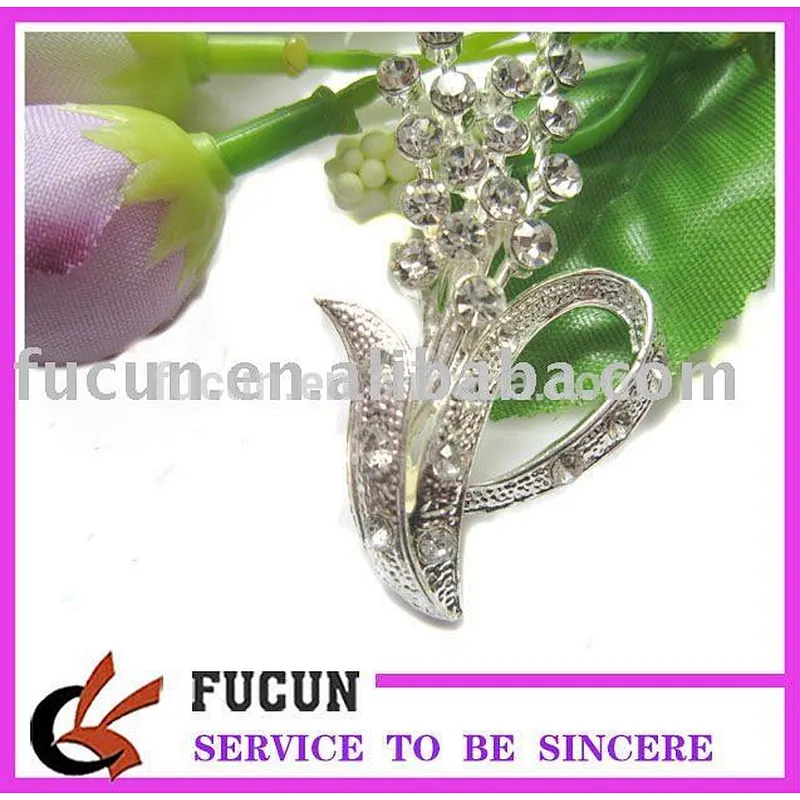 wholesale crystal rhinestone brooch for mermaid wedding dress