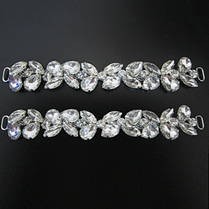 high quality crystal glass bikini connector for competition bikini suit decoration