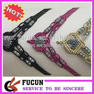 wholesale high quality summer ladies shoe uppers for woman sandals ornaments