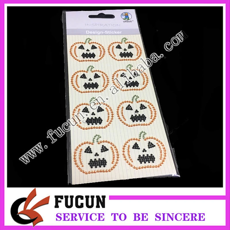 self adhesive Holiday Decoration Use acrylic rhinestone sticker sheet for Wall mirror decoration