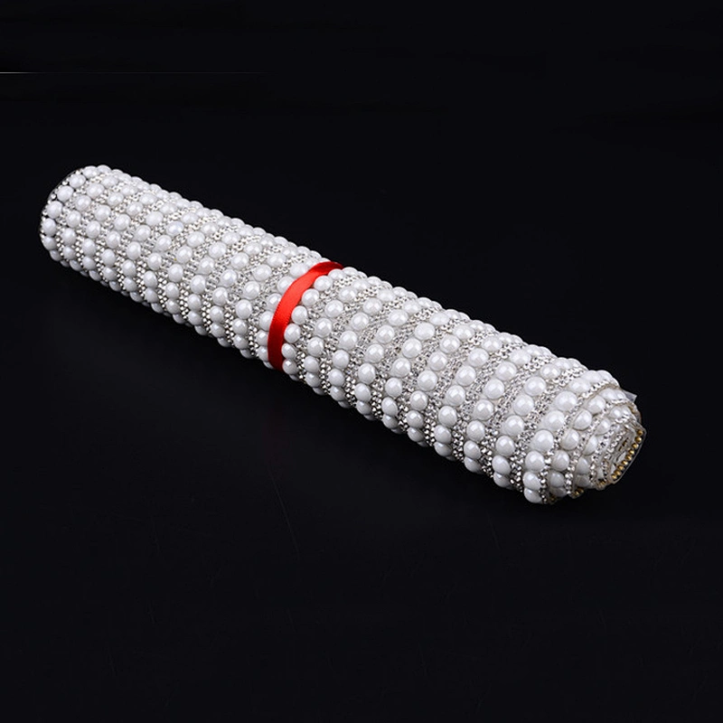 New Arrival Fashion Hot fix diamante shining rhinestone mesh sheet 24cmx40cm