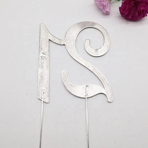 Custom Birthday Numbers Cake Topper Shinning Crystal Rhinestone Cake Pick Cake Toppers
