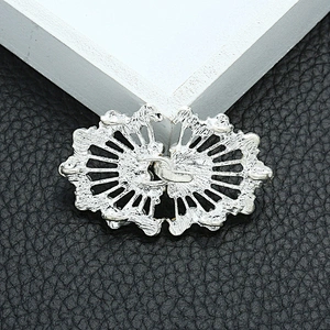 Decorative rhinestone bridal crystal clasp buckle for wedding dress