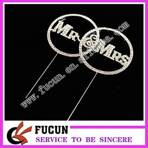 wholesale super wedding table centerpieces rhinestone cake topper wedding 9*15cm