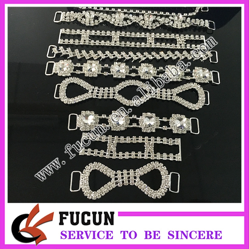 2018 High quality bling rhinestone chain trimming accessories for bikini decoration