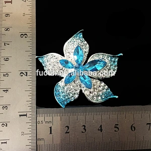 new design pearl with crystals costume jewelry brooch