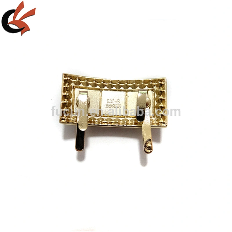gold plating acrylic and rhinestone Wedding Bridal Shoe clips