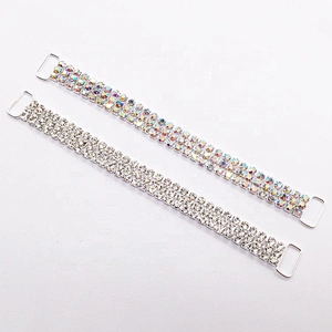 Wholesale ss16 Clear Crystal Bikini Dense Rhinestone Swimwear Connector for Sell