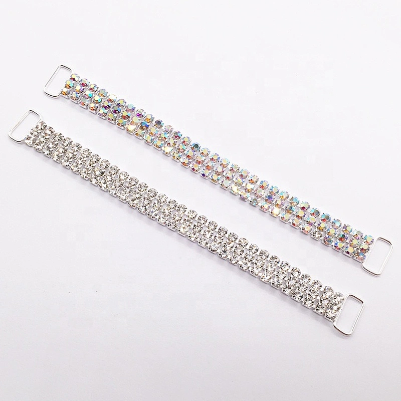 Wholesale ss16 Clear Crystal Bikini Dense Rhinestone Swimwear Connector for Sell