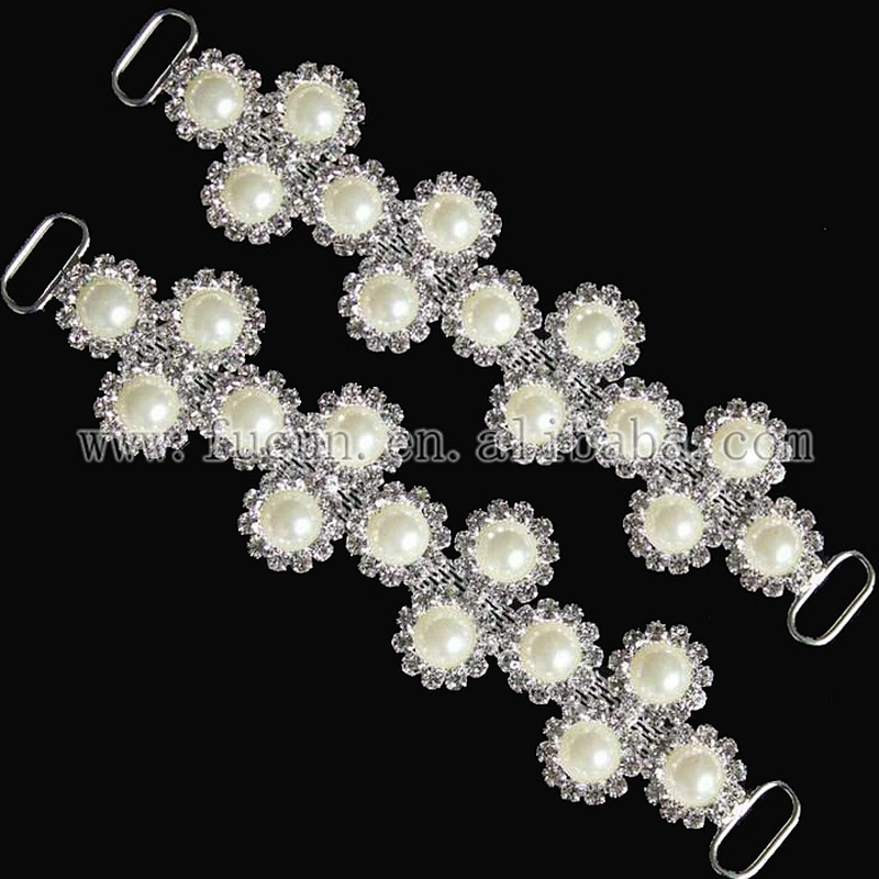 wholesale NPC IFBB Bikini pearl Crystal Rhinestone Connectors