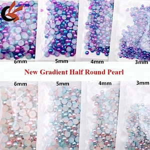 alibaba wholesale fashion half round plastic pearl bead