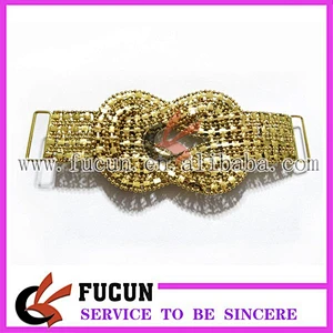 wholesale colorful rhinestone connectors for swimwear