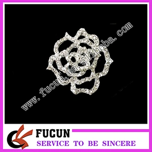 rhinestone mental lapel pearl brooch pin for wedding invitation