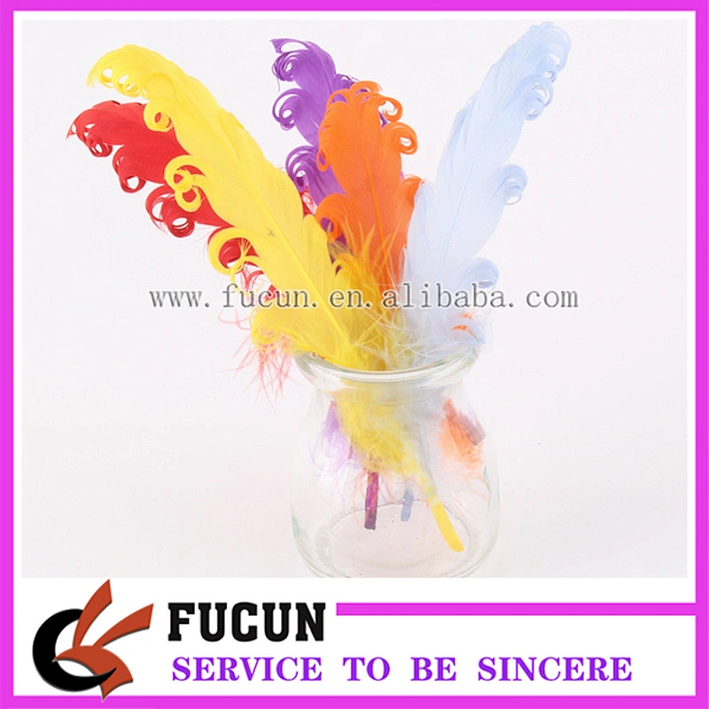 Cheap Bulk 4-6 inches artificial curly white goose feather for decoration