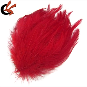 High Quality Hairbands Craft Decorative Natural Hackle Feather Pad