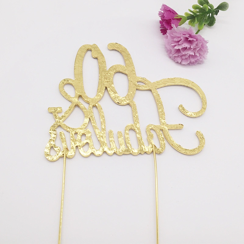 Party occasion new item 2018 celebrates 60th birthday cake decoration cake topper favors
