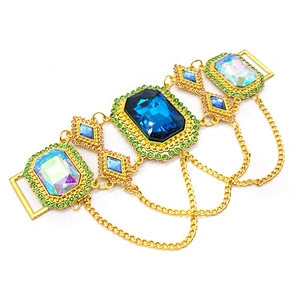 2019 new arrival fashion fancy acrylic rhinestone connector