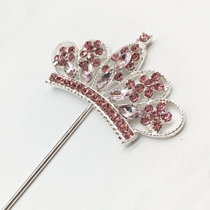 Shine Sparkles Crown Cake Topper For Anniversary, Birthday Party and Wedding