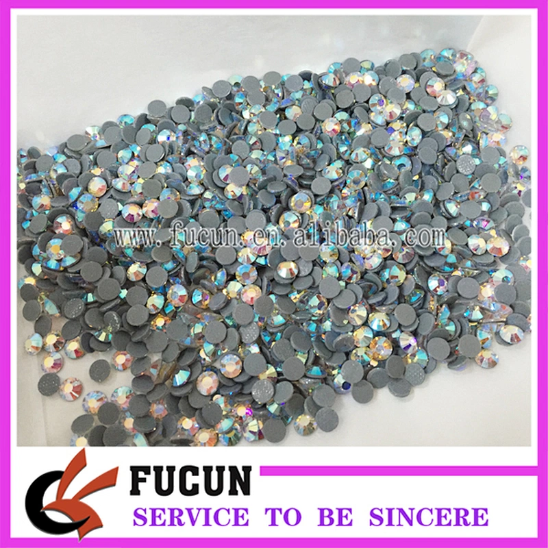 1440pcs 4.6-4.8mm Crystal AB Hot Fix Luxury Rhinestones