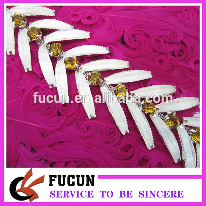 Sewing Craft Trim AB Colours Drop Rhinestone Chain