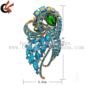 Wholesale Vintage Rhinestone Crystal Brooch Pin for Evening Dress Decoration