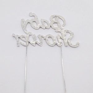 Baby Party Supplies Funny Baby Shower Shaped Cake Topper Cake Centerpiece Decorations Favors