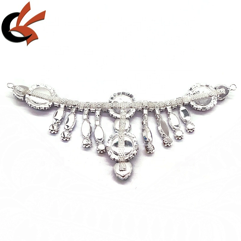 Carnival dress rhinestone connector appliques crystal bikini connector