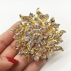 Golden Diamond Sparkle Rhinestone bridal Napkin Rings Wedding Decoration