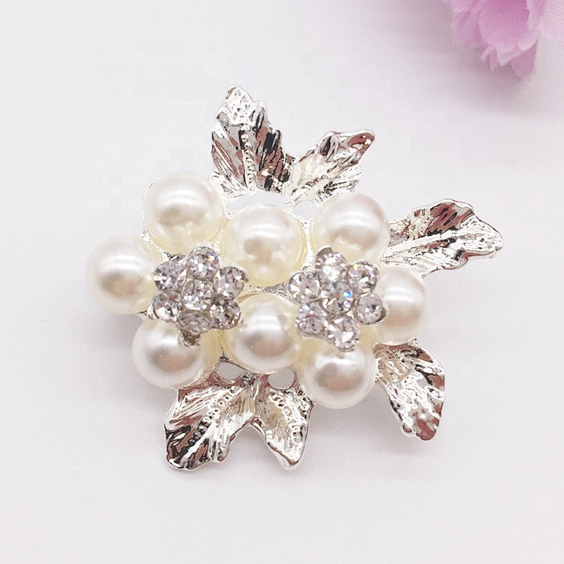 Wholesale nice quality flower lapel pin silver brooch cheap jewelry bulk
