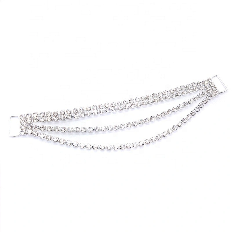 wholesale metal accessories crystal rhinestone bikini connectors