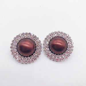 fashion Ornaments Zircon crystal  rhinestone  pearl  brooch women