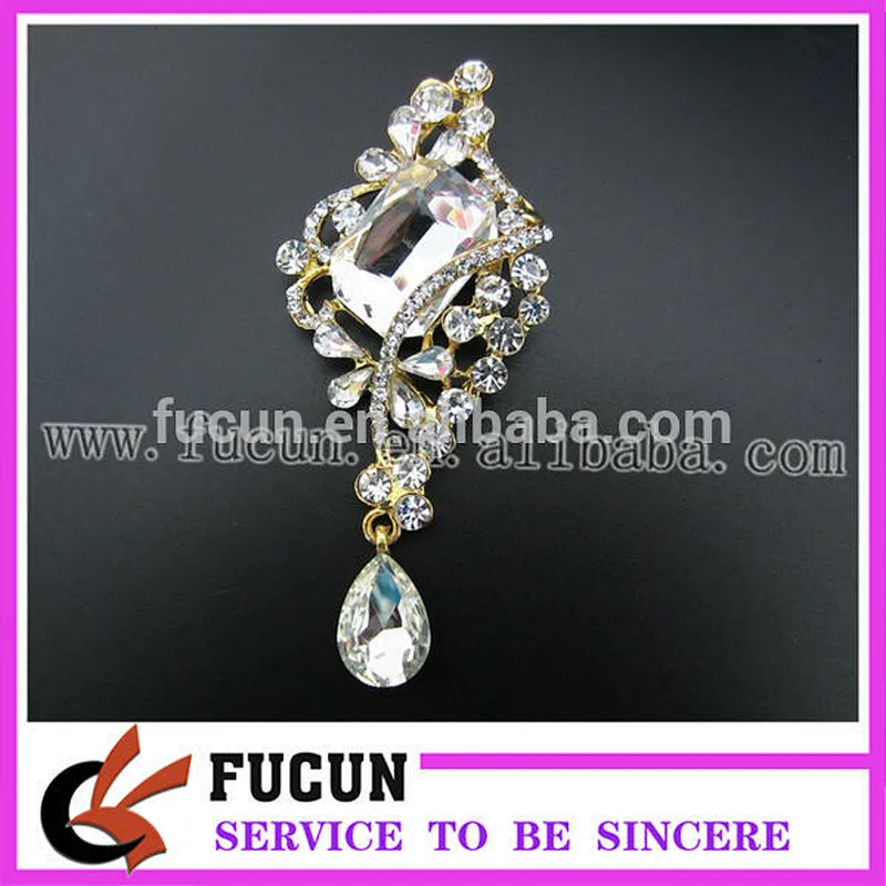 Spring Best Selling Crystal Vintage Brooch Beautiful Women Rhinestone Brooch for sale