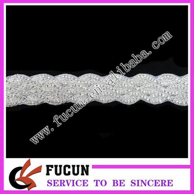 Bridal Applique wedding applique Gatsby Style Wedding belt