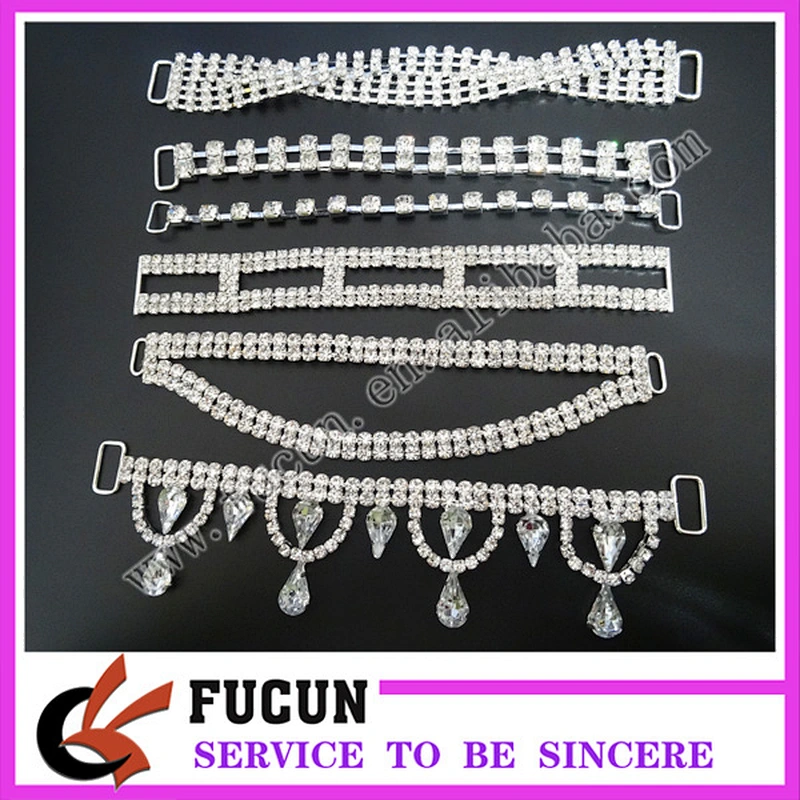 hot sale wholesale competition crystal rhinestone bikini connector