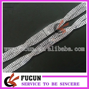 bulk wholesale hot sale crystal diamond bikini connector with chain back