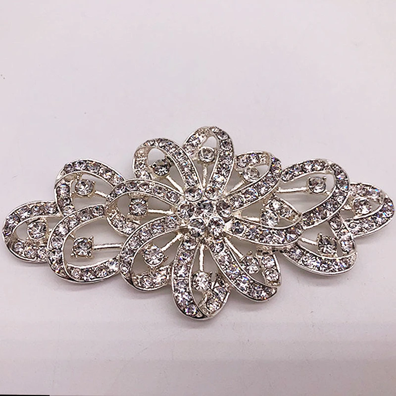 manufacturer wholesale flat back large crystal rhinestone brooch