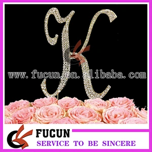 Hot Sale Frozen Wedding Favors Rhinestone Cake Toppers For Wedding Decoration