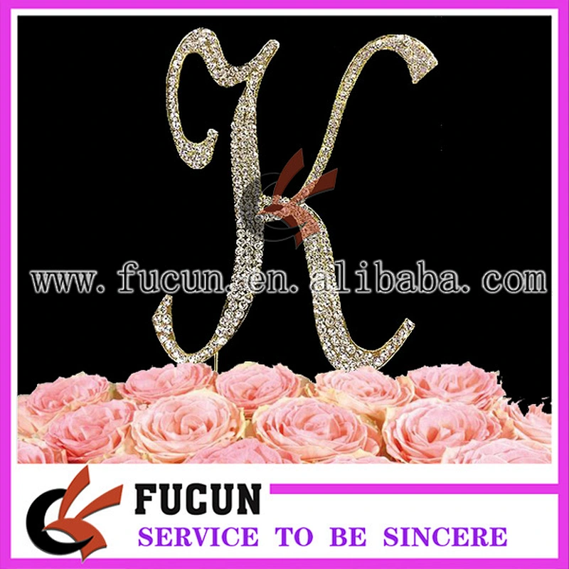 Hot Sale Frozen Wedding Favors Rhinestone Cake Toppers For Wedding Decoration