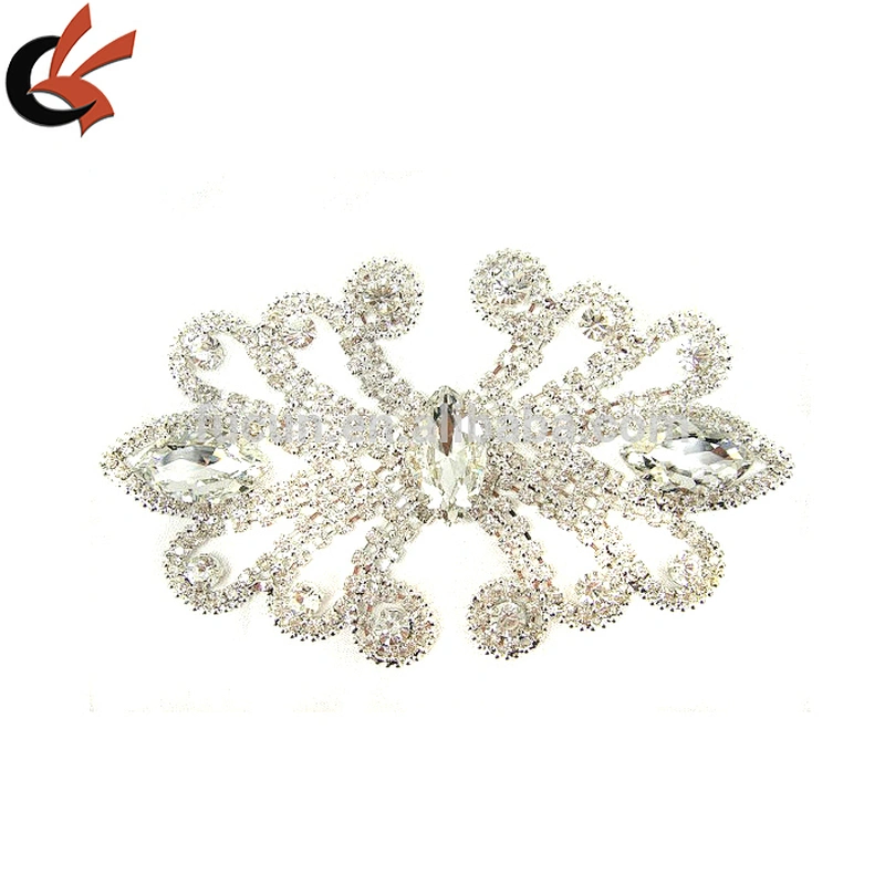 Rhinestone Brooch Applique Costume Dress Sewing Wedding Belt Cake Decoration