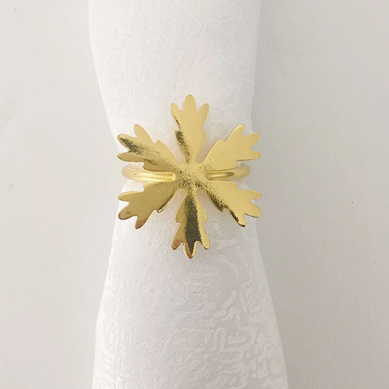 hot new style silver gold plated crystal napkin rings for wedding table decoration wholesale