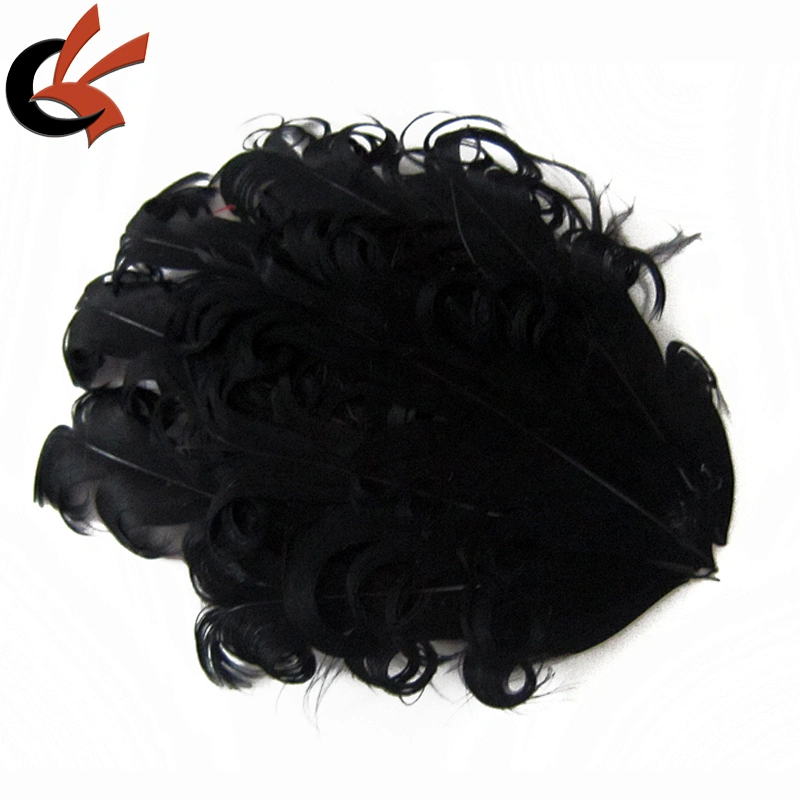 ArmyGreen Nagorie Curly Goose feather pads