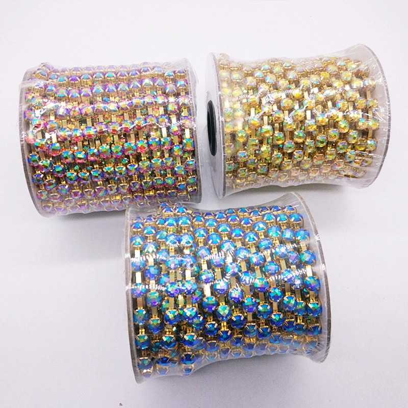 DIY sewing accessories craft fancy SS28 resin stone chain trimming